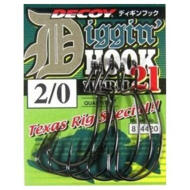 Гачок Decoy Worm21 Digging Hook 4/0 (5 шт/уп) (1562.02.54) фото №1