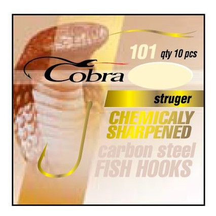 Крючки Cobra Struger Nsb C101NSB-006 10 pcs. фото №3