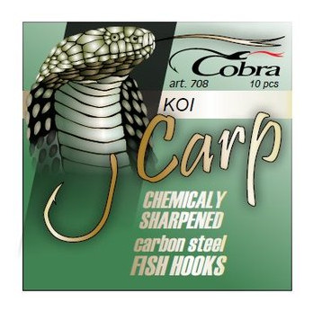 Гачки Cobra Carp Koi C708NSB-002 10 шт. фото №3