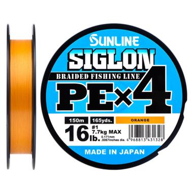 Шнур Sunline Siglon PE н4 300m 2.0/0.242mm 35lb/15.5kg Помаранч (1658.09.57) фото №1