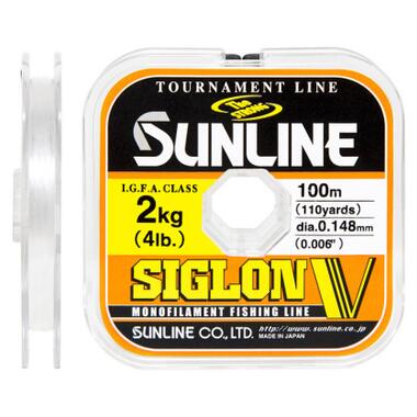 Волосінь Sunline Siglon V 100m Orange 1.2/0.185mm 3.5kg (1658.05.99) фото №1