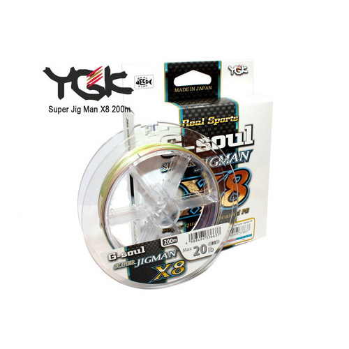 Шнур плетеный YGK Super Jig Man X8 200m (0.6 14lb / 6.35kg) фото №1