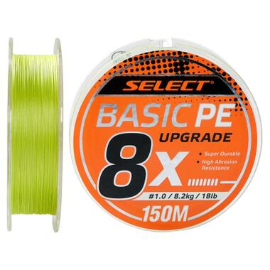 Шнур Select Basic PE 8x 150m Light Green 1.5/0.18mm 22lb/10kg (1870.31.41) фото №1