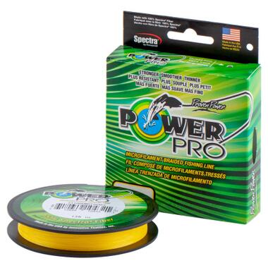 Шнур Power Pro Hi-Vis Yellow 135m 0.23mm 33lb/15.0kg (2266.78.56) фото №1