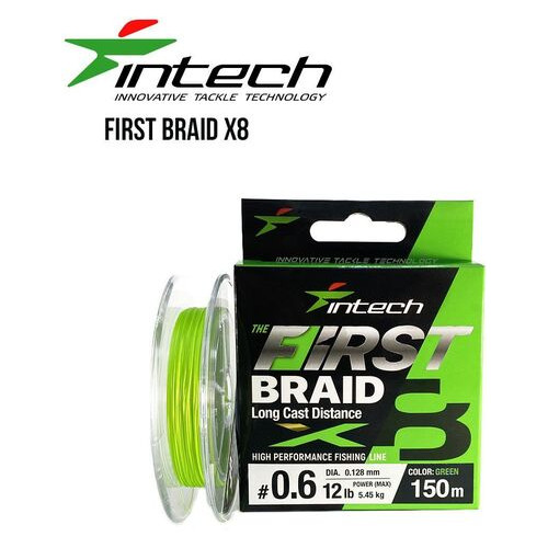 Шнур плетений Intech First Braid X8 100m (2.5 (36lb /16.34kg)) фото №1