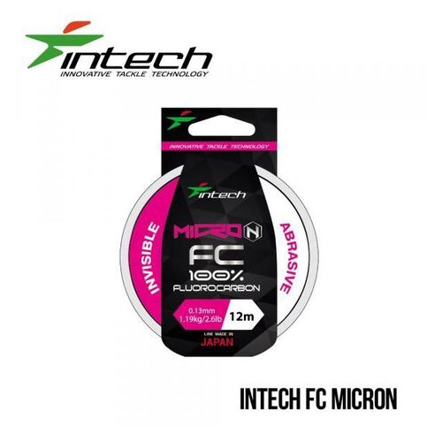 Флюорокарбон Intech FC Micron 12м (0.13mm (1.19kg / 2.6lb)) фото №1