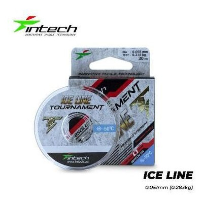 Леска Intech Tournament Ice line 30м (0.051мм, 0.283кг) фото №1