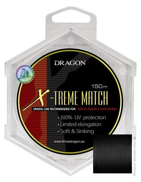 Леска Dragon X-Treme Match Soft & Sinking 150 м 0.30 мм 7.70 кг (PDF-30-29-030) фото №1