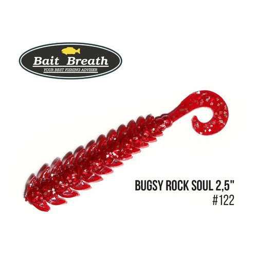 Bait Breath Bugsy 2.5 Rock Soul 12 шт (S122 red/silver) фото №1