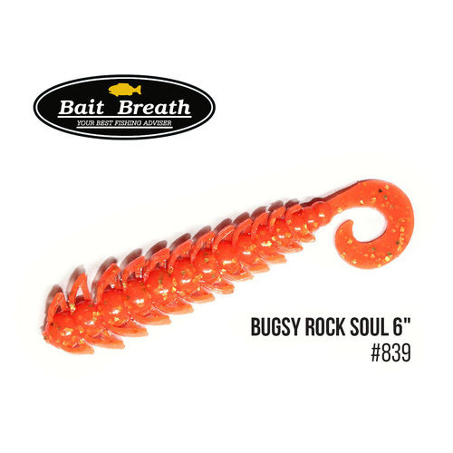 Bait Breath Bugsy 6 Rock Soul 6 шт (S839 Orange /Gold) фото №1