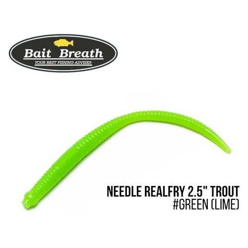 Приманка Bait Breath Needle RealFry 2,5 Trout 12 шт Green Lime фото №1