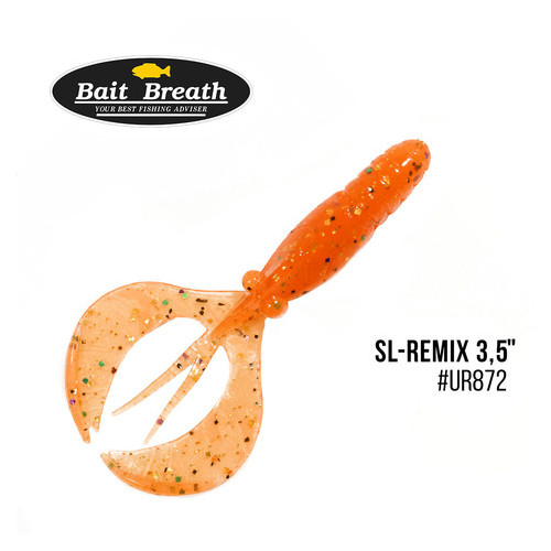 Приманка Bait Breath SL-Remix 3,5 8 шт (Ur872 Halloween Orange) фото №1