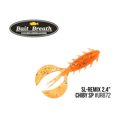 Приманка Bait Breath SL-Remix Chiby SP 2,4 10 шт (Ur872 Halloween Orange) фото №1
