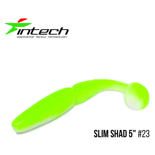 Приманка Intech Slim Shad 5 5 шт (In23) фото №1