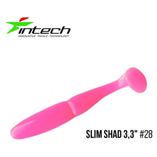Приманка Intech Slim Shad 3,3 (7 шт) (#28) фото №1