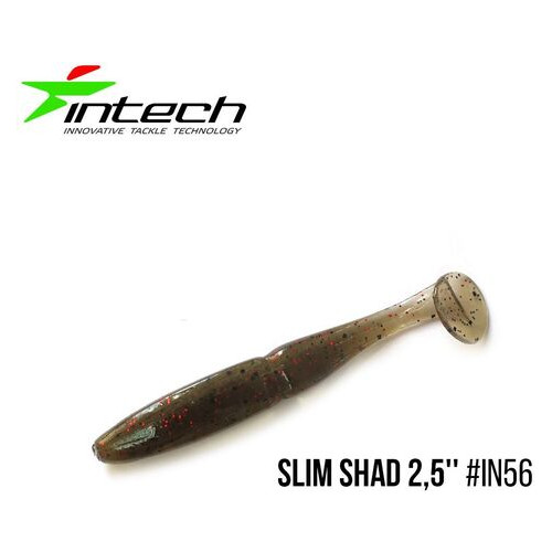 Приманка Intech Slim Shad 2,5 (12 шт) (IN56) фото №1