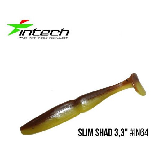 Приманка Intech Slim Shad 3,3 (7 шт) (IN64) фото №1