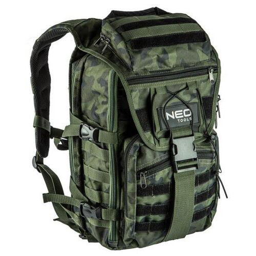 Рюкзак NEO CAMO, 22 кишені, посилений, поліестер 600D, 50х29.5х19 см (84-321) фото №1