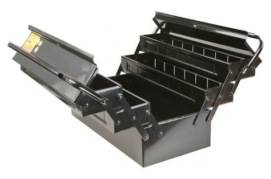 Ящик для інструменту, металевий Topex 40 x 20 x 21 см (79R100) фото №1