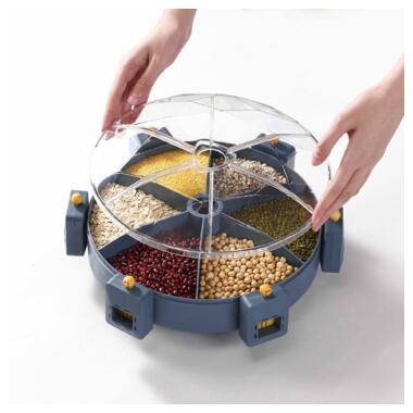 Карусель для хранения сыпучих продуктов Kitchen Box 6в1 - XPRO. Цвет - черный. (43373-Kitchen Box_625) фото №12