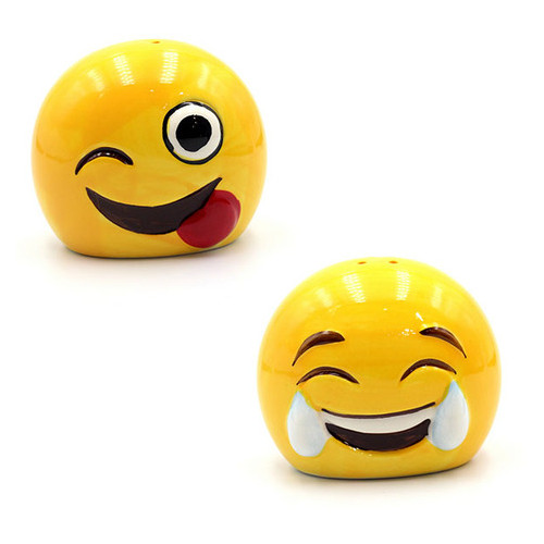 Набір Balvi для приправ Emoji керамічний фото №1