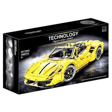 Машинка Technic GTE 488 Супер гоночний автомобіль T5005К T5005А 3608 Брик фото №1