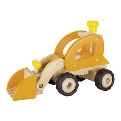 Машина Goki дерев'яна Екскаватор (жовтий) (55962G) фото №1