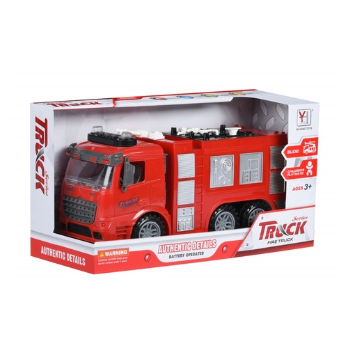Машинка инерционная Same Toy Truck Пожарная машина (98-618AUt) фото №3