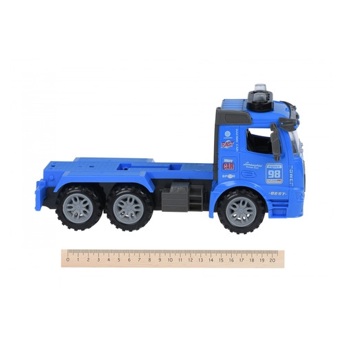 Машинка инерционная Same Toy Truck Тягач синий с трактором со светом и звуком (98-615AUt-2) фото №2