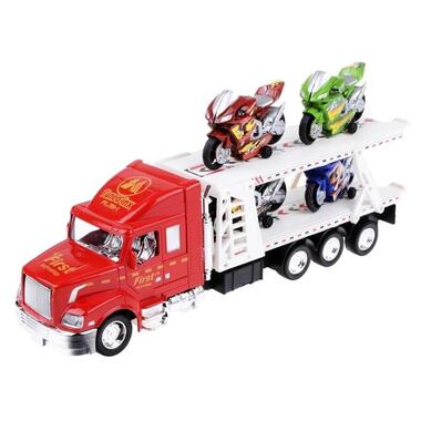 Іграшкова вантажівка з платформою для машинок Na-Na IM76D  фото №1