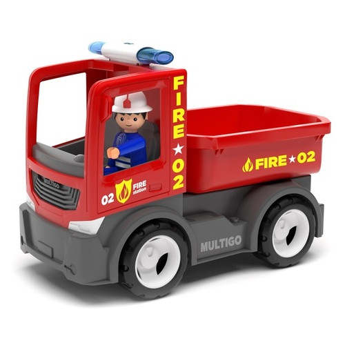 Пожежна вантажівка Multigo Single Fire Dropside with driver (27284) фото №2