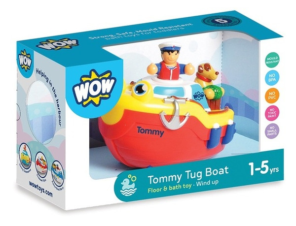 Буксирний човен WOW Tommy Tug Boat bath toy (04000) фото №5