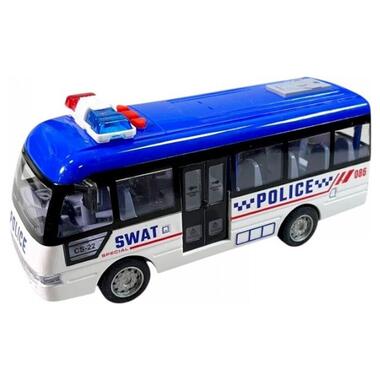 Детский инерционный автобус YM-9906F(Blue) 19х6.5х8 см  фото №1