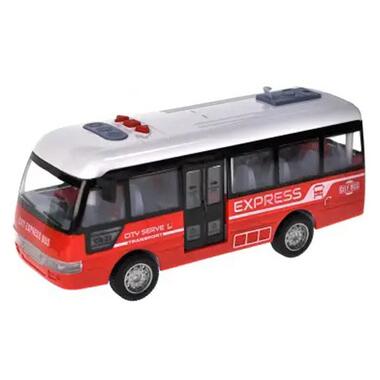 Детский инерционный автобус YM-9907F(Red) 19х6.5х8 см  фото №1