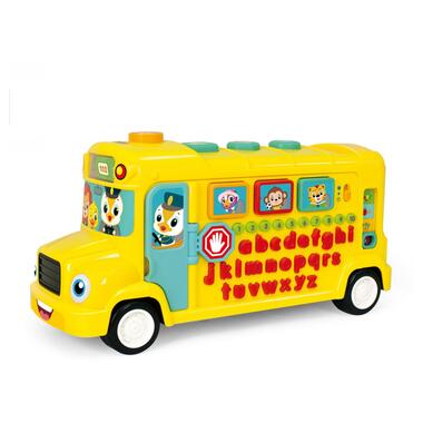 Музична розвивальна іграшка Hola Toys Шкільний автобус 3126 англійською мовою  фото №1
