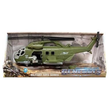 Іграшка DIY TOYS Вертоліт Військовий інерційний фото №1
