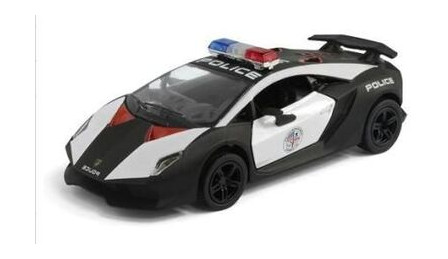 Поліцейська іграшка Kinsmart Lamborghini Sesto Elemento (KT5359WP) фото №1