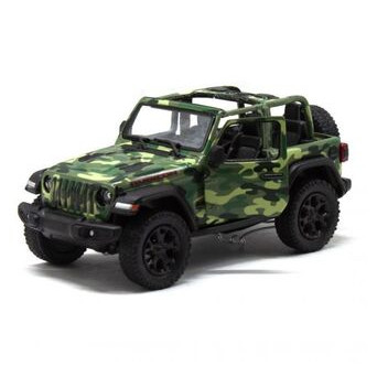 Машинка KINSMART Jeep Wrangler camo edition (green) (KT5420WA) фото №1