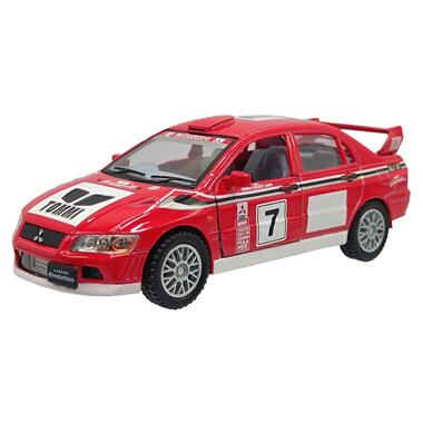 Модель автомобиля Mitsubishi Lancer KT 5072 W(Red) 1:32 - 1:36  фото №1