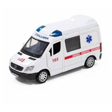Автомодель MERCEDES BENZ SPRINTER СКОРАЯ ПОМОЩЬ TechnoDrive 250344U 1:32  фото №1