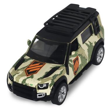 Автомодель серии Шевроны Героев Land Rover Defender 110 3 ОШБр TechnoDrive 250363M2 масштаб 1:39  фото №1
