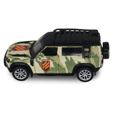 Автомодель серии Шевроны Героев Land Rover Defender 110 3 ОШБр TechnoDrive 250363M2 масштаб 1:39  фото №2
