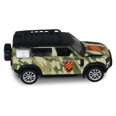 Автомодель серии Шевроны Героев Land Rover Defender 110 3 ОШБр TechnoDrive 250363M2 масштаб 1:39  фото №9