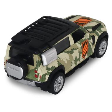 Автомодель серии Шевроны Героев Land Rover Defender 110 3 ОШБр TechnoDrive 250363M2 масштаб 1:39  фото №5