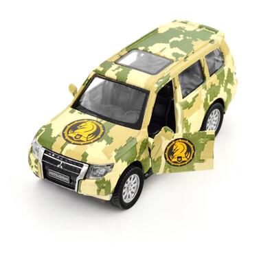 Автомодель серии Шевроны Героев Mitsubishi Pajero 4WD Tubro 47 ОМБр TechnoDrive 250361M  фото №1