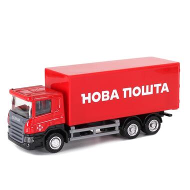 Автомодель детская TechnoDrive Scania Новая Почта 250414U масштаб 1:64  фото №1