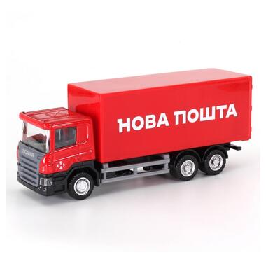 Автомодель детская TechnoDrive Scania Новая Почта 250414U масштаб 1:64  фото №3