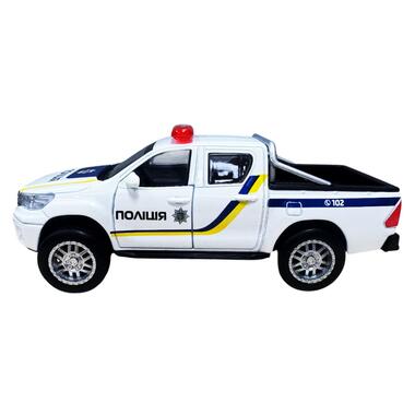 Детская автомодель TechnoDrive Toyota Hilux Police KM250426 масштаб 1:32  фото №1
