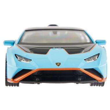 Детская автомодель Lamborghini Huracan STO 64300 голубой масштаб 1:32  фото №6