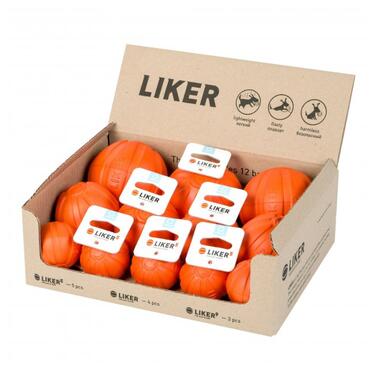 Набір м'ячиків для собак Collar Liker лайкер мікс, 3 розміри 12 шт (6270) (4823089360980) фото №1